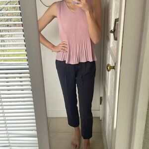 Aritzia Babaton flowy light pink tank LIKE NEW